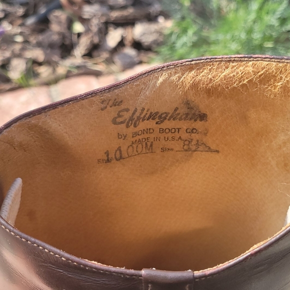 The Effingham brown English Equestrian riding boots 8.5 - Picture 6 of 10